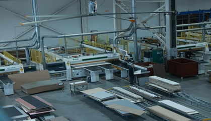 客來福6大核心工序定義板式家居4.0智造效率、精度與品質新標桿